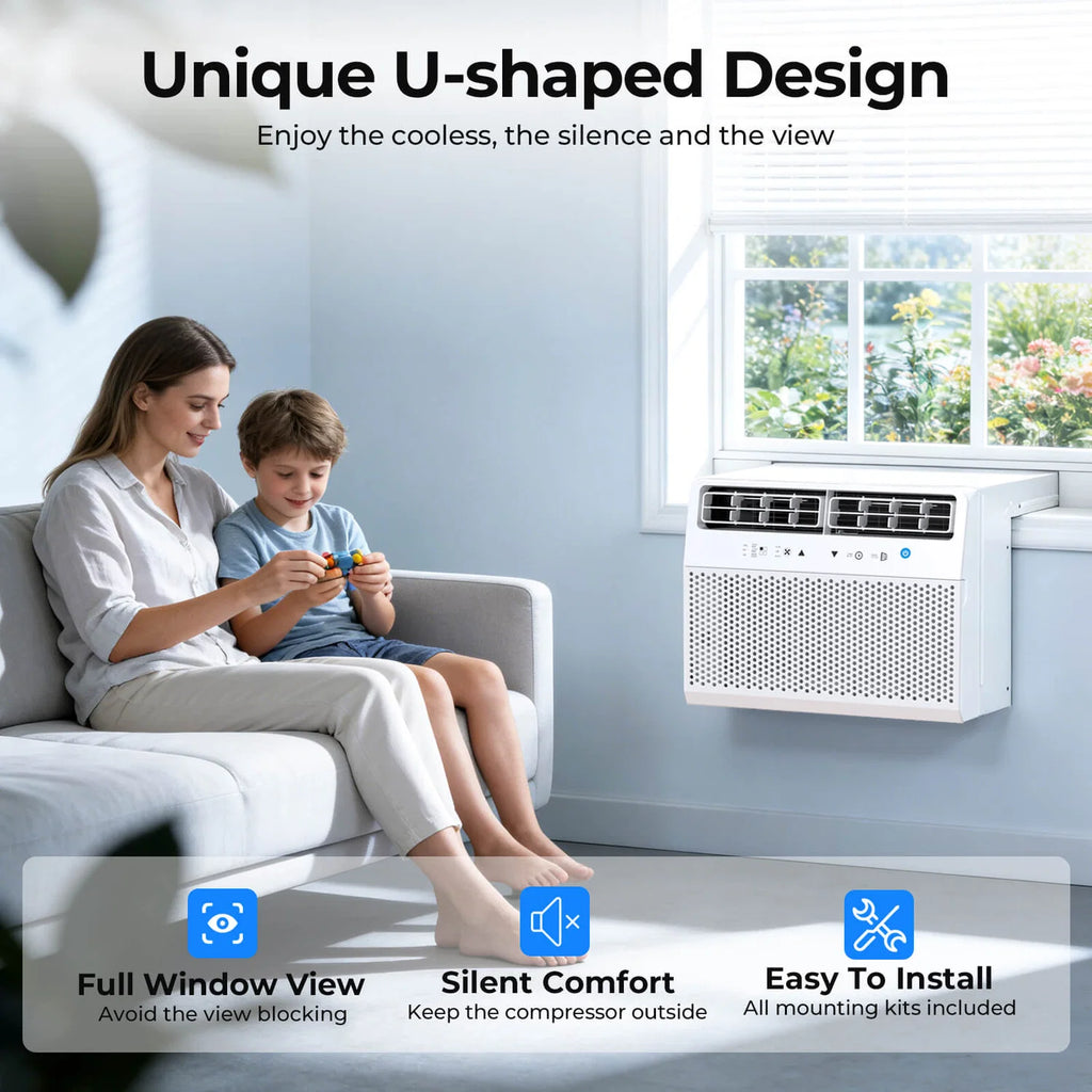 A Smarter Way to Cool the Room -Saddle-Style Window AC